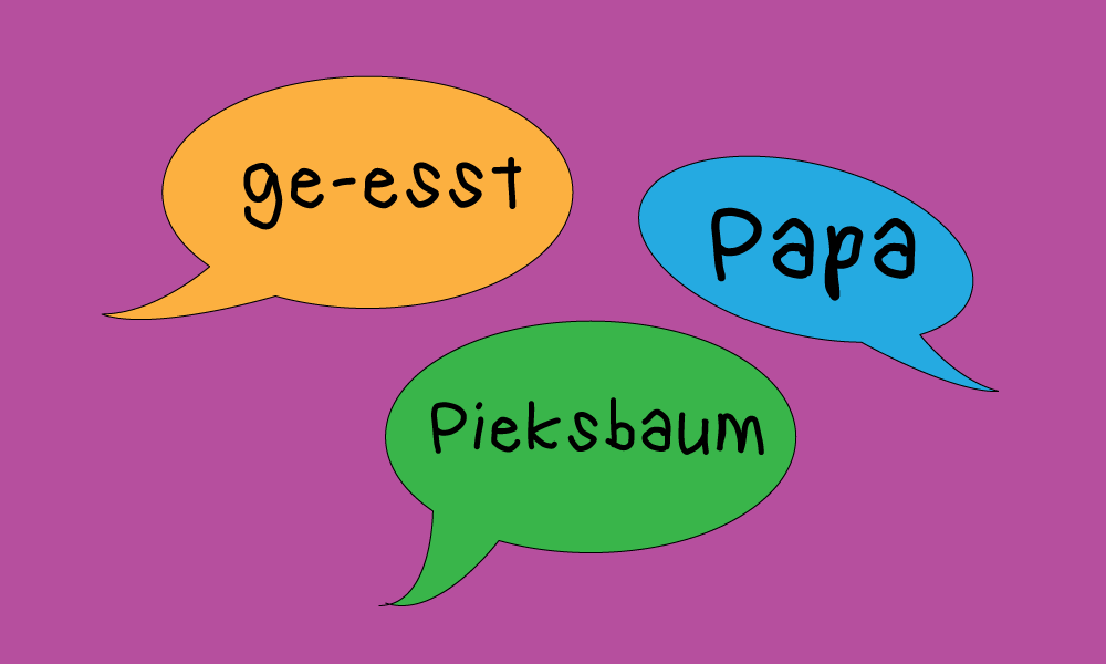 Wörter, Wortschatz, Spracherwerb