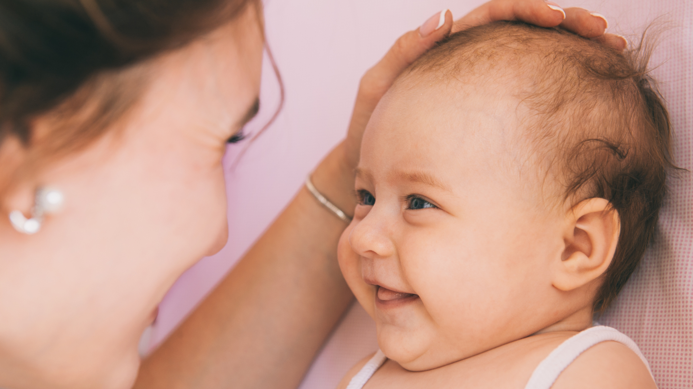 Mama, Baby, Sprechen, Lachen, Kommunikation, Spracherwerb